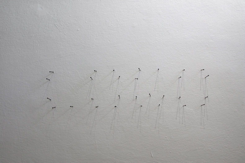untitled, steel nails, 2009