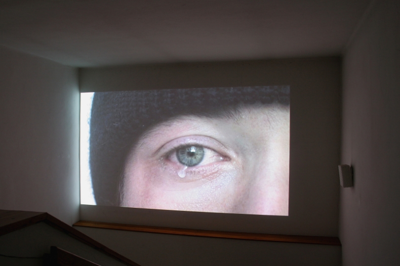  And the Ship Sails On, video, installation view