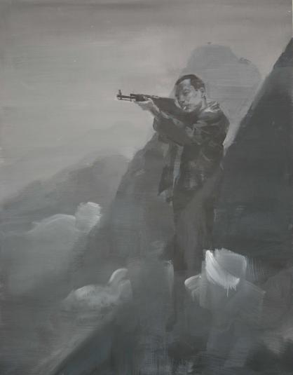 Untitled, 150x130cm, acryl on canvas, 2008