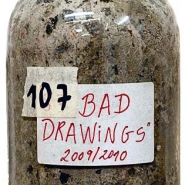 Bad Drawings, 2010, 107 burnt drawings