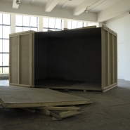 Unheimisch (Unsettling), 2010, installation, cca 250 × 250 × 500 cm