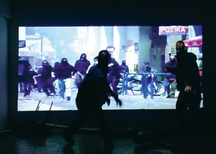 Riot part 2 (Ultra Safe Riot), 2010, video, 2:24 min