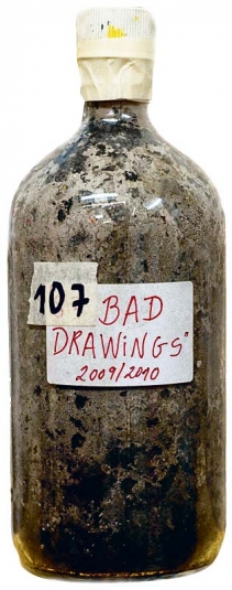 Špatné kresby, 2010, 107 spálených kreseb