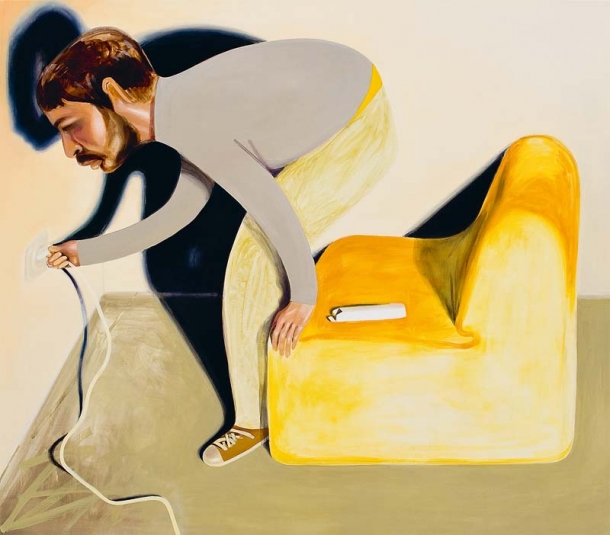 Changing Bulb, 2010, oil on canvas, 140 × 160 cm