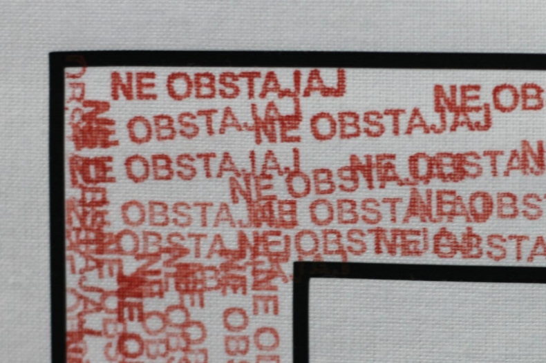 Process, 2010, detail of the installation