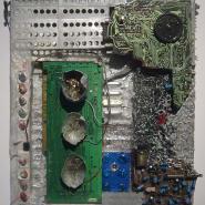 From the cycle Cyborgs, 2009, mixed media, 30x40cm From the cycle Cyborgs, 2009, mixed media, 30x40cm