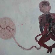 From the cycle Cyborgs, 2009, mixed media, 120x170cm From the cycle Cyborgs, 2009, mixed media, 120x170cm