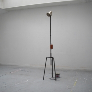 Homemade Police Siren (circuit bent), 2009 (various materials), installation view at ENSA Dijon