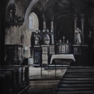 Church Interior IV., 150x110 cm, oil/canvas Church Interior IV., 150x110 cm, oil/canvas